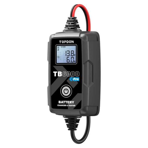 Topdon TB6000Pro 2-in-1 6A Battery Charger & Battery Tester with App