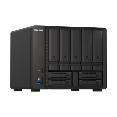 QNAP TS-h973AX-8G-US 9-Bay Desktop NAS, AMD Ryzen V1500B 4C 8T 2.2GHz, 8GB DDR4 SODIMM