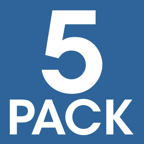 Cmple - 5 Pack Cat6 Ethernet Cable, High Speed 5 ft Cat6 Internet Network Cable, Ethernet Patch Cables, Computer LAN Cable with Snagless RJ45