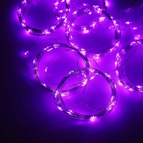 Fairy Curtain Lights for Bedroom 300 LED, Christmas String Lights USB Plug in 8 Modes with Remote Control for Wedding Party Decor Warm White,Purple