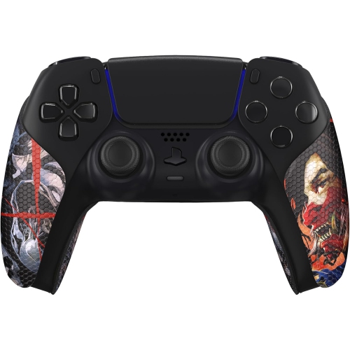 Prise de manette absorbant la sueur de PlayVital pour manette de PS5, poignées antidérapantes en caoutchouc souple pour manette de PS5, Ghost of