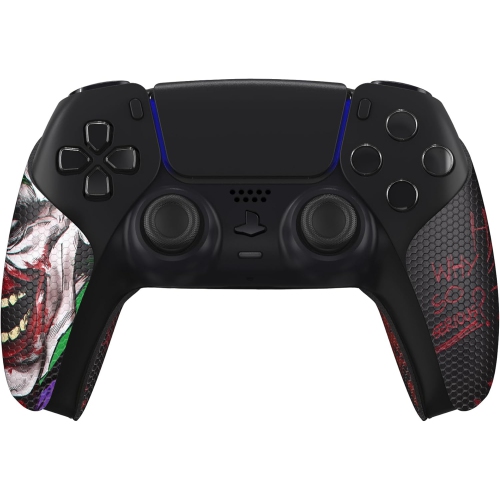 Prise de manette absorbante de la sueur de PlayVital pour manette de PS5, prises antidérapantes en caoutchouc souple pour manette de PS5, clown Hahaha