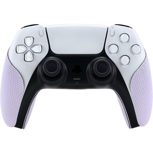 Prise de manette absorbant la sueur de PlayVital pour manette de PS5, poignées antidérapantes en caoutchouc souple pour manette de PS5, violet mauve