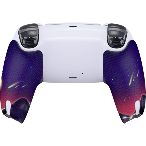 PlayVital Sweat-Absorbent Controller Grip for PS5 Controller, Anti-Skid Soft Rubber Pads Handle Grips for PS5 Controller,The Cyber Moon