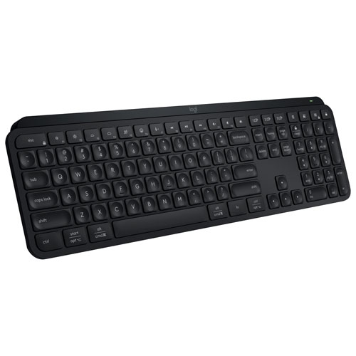 Open Box - Logitech MX Keys S Wireless Backlit Keyboard with Programmable Keys - Black