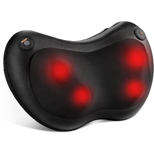 CAREBODA  Shiatsu Neck Back Massager Pillow With Heat- In Black