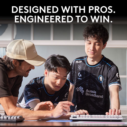 Logitech G PRO X Tenkeyless Rapid Backlit RGB Magnetic Analog Switches Gaming Keyboard - Black - Bilingual