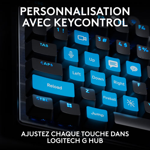 Logitech G PRO X Tenkeyless Rapid Backlit RGB Magnetic Analog Switches Gaming Keyboard - Black - Bilingual