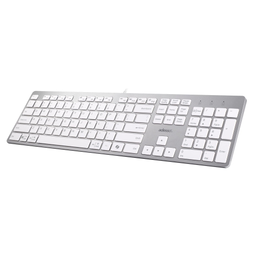 USB-C Multi OS Scissor Switch Keyboard With CoPilot AI Hotkey And USB-C, USB-A, 3.5mm Aux Ports