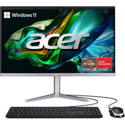 ACER  Asipire C24 All-In-One PC (Amd Ryzen 3 - 7320U/8GB Ram/512GB SSD/windows 11) - W/ 1 Year Warranty