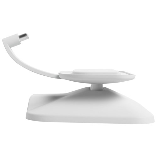 Support réglable Echo Show 8 avec port de chargement USB-C - Blanc glacier
