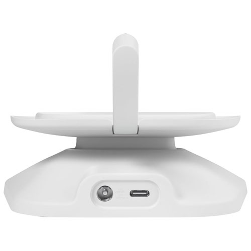 Support réglable Echo Show 8 avec port de chargement USB-C - Blanc glacier