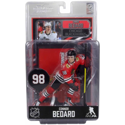 NHL HOCKEY  Sportspicks 7 Inch Static Figure Chicago Blackhawks - Connor Bedard