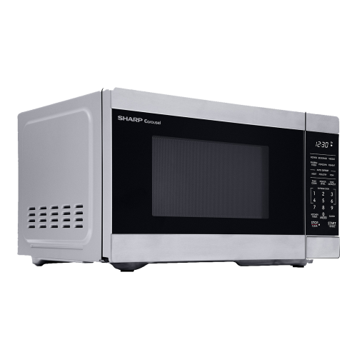 Four à micro-ondes 0,9 pi³ DE Sharp Four à micro-ondes de comptoir Carousel MD de 900&nbsp;W