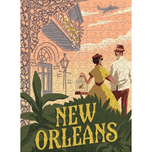 Ceaco - 5-in-1 Limited Edition Jigsaw Puzzle Multipack – Walt’s Plane Posters – Contains 5 Disney D23 Expo Puzzles - 300 Piece, (2) 500 Piece, (1)