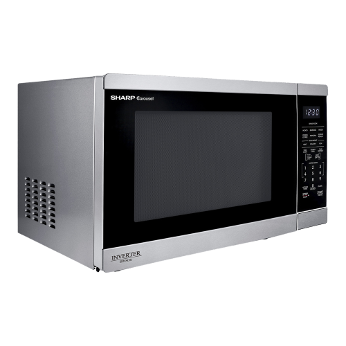 SHARP 1.4 c.u. ft. 1100W Carousel® Countertop Microwave Oven with Inverter Technology