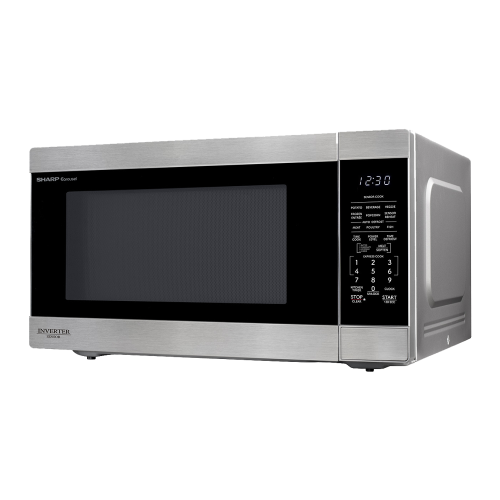 SHARP 2.2 c.u. ft. 1200W Carousel® XL Countertop Microwave Oven with Inverter Technology