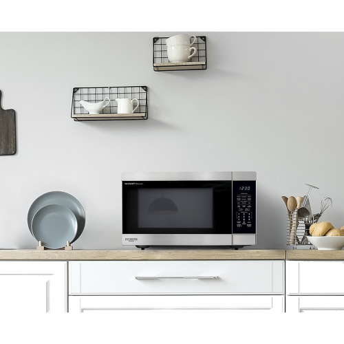 SHARP 2.2 c.u. ft. 1200W Carousel® XL Countertop Microwave Oven with Inverter Technology