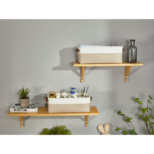 Small Fabric Storage Baskets | Bathroom Organizers | Underwear Organizer w/Handles