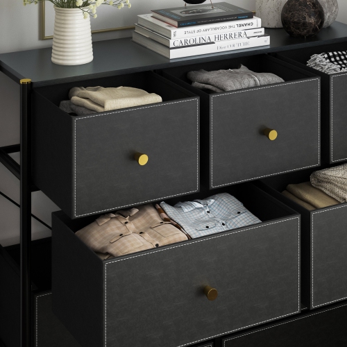 Commode à 5 tiroirs pour chambre | Meuble de rangement pour téléviseur | Commode à tiroirs