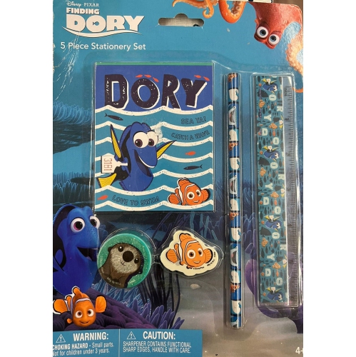 Disney Pixar Finding Dory 5 Piece Stationery Set