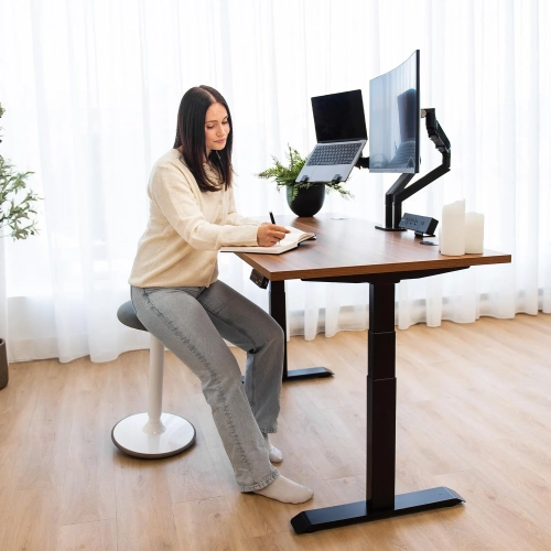 burotic Balance Stool – Adjustable Active Sitting Ergonomic Chair for Standing Desk, Core Engagement & Posture Support