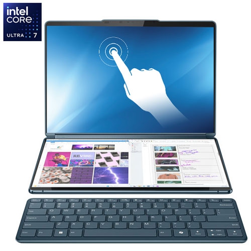 Open Box - Lenovo Yoga Book 9i 13.3" Touchscreen 2-in-1 Laptop - Tidal Teal