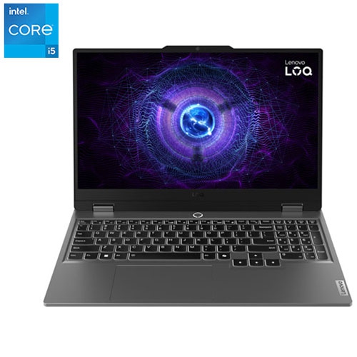 Boîte ouverte - 6 Portable de jeu de 15&nbsp;po LOQ 15IAX9I de Lenovo - Gris lunaire