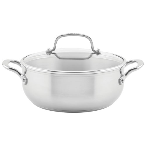 KitchenAid 3.7L Stainless Steel Casserole Pan - Silver