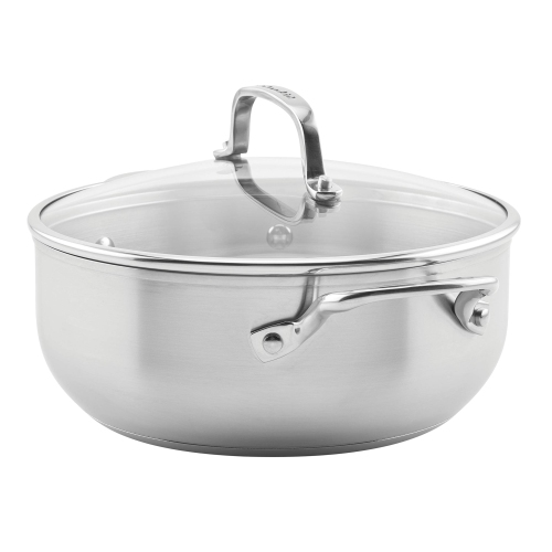 Cocotte en acier inoxydable 3,7 L de KitchenAid - Argenté