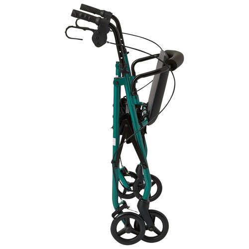 Medline Basic Aluminum Frame Foldable Rollator Walker