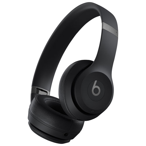 Refurbished - Beats By Dr. Dre Solo 4 On-Ear Sound Isolating Bluetooth Headphones - Matte Black
