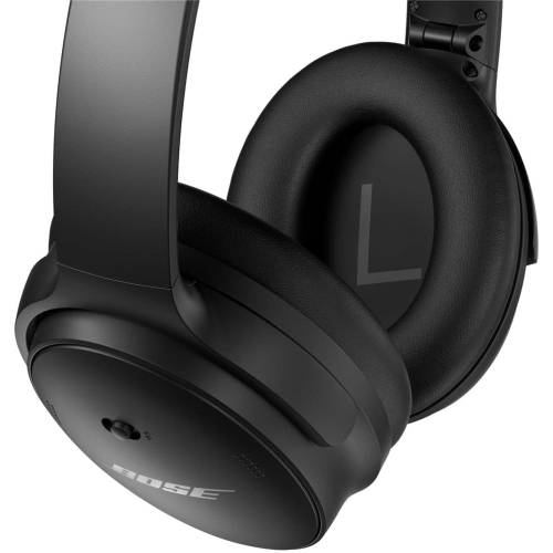 Casque d'écoute Bluetooth sans fil à suppression du bruit QuietComfort 45 de Bose avec microphone pour les appels téléphoniques – Triple noir