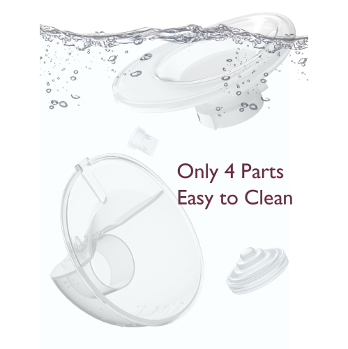 Momcozy M5 Pinky Breast Pump Hands Free, Electric 24mm