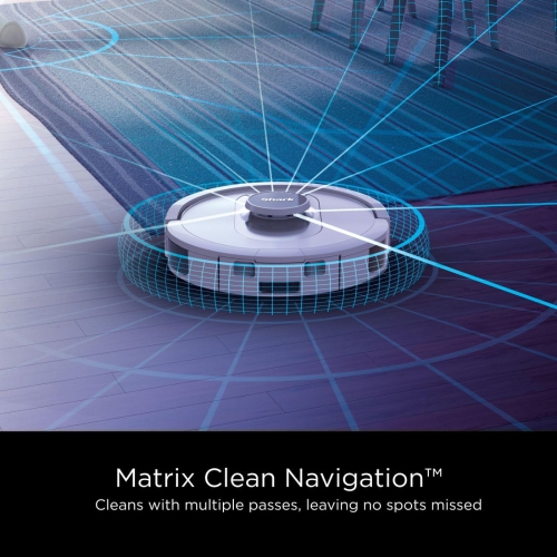 Shark AV2511AE AI Robot Vacuum with XL Self-Empty Base, Bagless, 60-Day Capacity, LIDAR Navigation, Home Mapping, Silver & Black