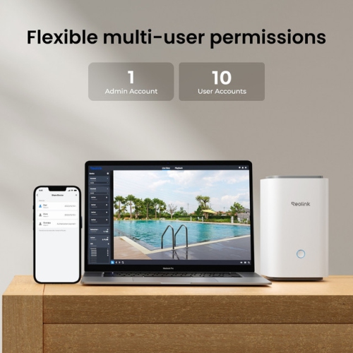 Reolink Home Hub - Wireless Security Center With Encrypted Local Storage and Multi-Device Management, Expandable System Up to 8 Reolink Cams