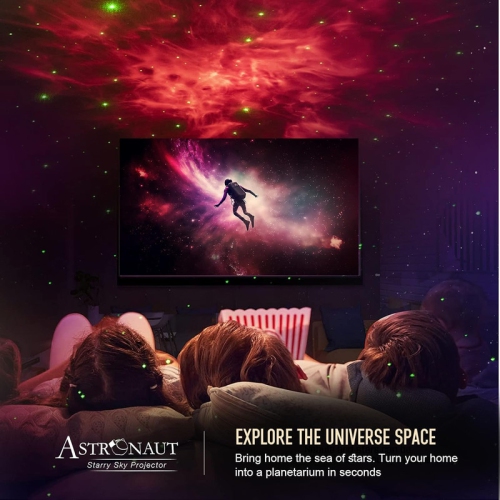 Projecteur de veilleuse YOULIGHTS - Articles tendance de Tiktok, projecteur de plafond spatial Galaxy Star Astronaut, lampes DEL pour chambre à