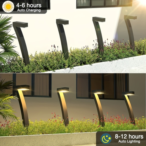 4-piece solar lawn light - solar trail light - solar landscape light