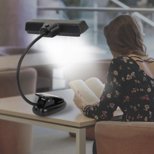 YOULIGHTS Portable Music Stand Light, Flexible Neck Clip Reading Light with USB Interface, Music Stand Light, Night Reading, Workbench