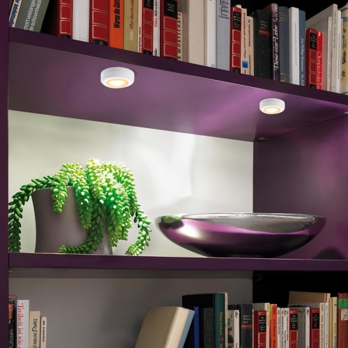 12 Pack Puck Lights, 16 Color Changeable LED Lights, Cabinet Lights, Battery Powered Lights with Dimmer and Timer