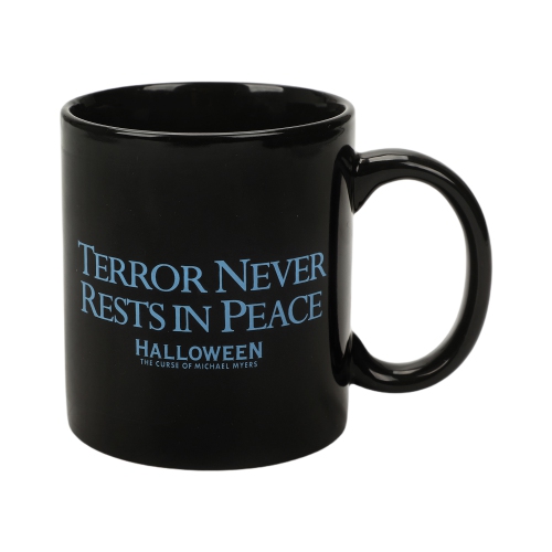 La terreur d'Halloween ne repose jamais dans la tasse en céramique Peace 16 oz