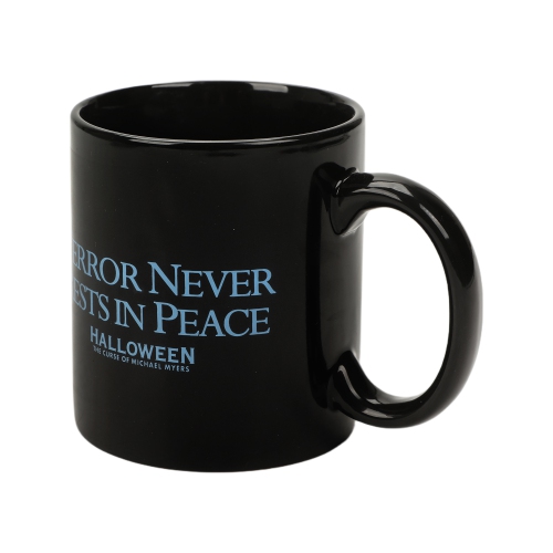 La terreur d'Halloween ne repose jamais dans la tasse en céramique Peace 16 oz