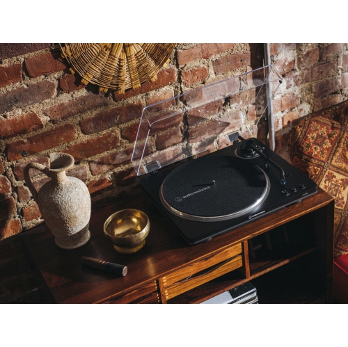 Audio-Technica AT-LP70X Fully Automatic Belt-Drive Turntable - Bonus Gadget Cleaner Included!