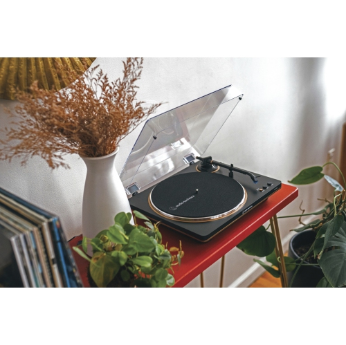 Audio-Technica AT-LP70X Fully Automatic Belt-Drive Turntable - Bonus Gadget Cleaner Included!