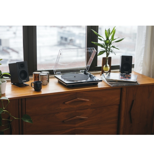 Audio-Technica AT-LP70XBT Fully Automatic Wireless Belt-Drive Turntable - Bonus Gadget Cleaner Included!