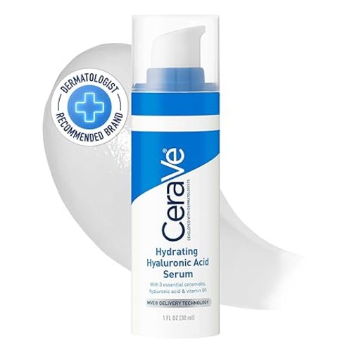 CeraVe HYALURONIQUE Acide pour le visage, Sérum hydratant pour le visage avec acide hyaluronique et 3 céramides essentiels, pour hommes et femmes, Pe