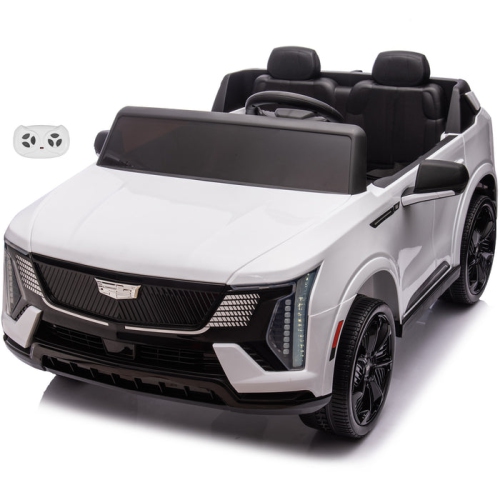 Voltz Toys Ride on Car for Kids 24V Cadillac Esclade IQ Truck for Kids 3 8 Years Battery Powered Electric Car for Kids with Remote Control Open