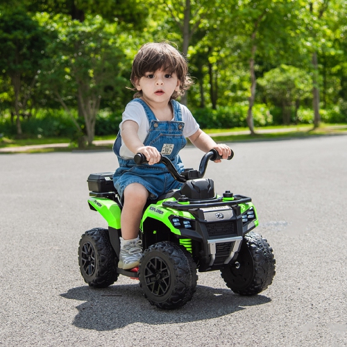 VOLTZ TOYS Explorer Quad UTV Ride-On Car Toy for Kids with 6V Battery, LED Lights, Music Player, Suspension, Battery Powered Electric Vehicle Kids