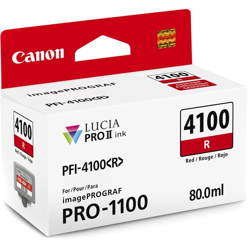 Canon PFI-4100 Red Pigment Ink Tank