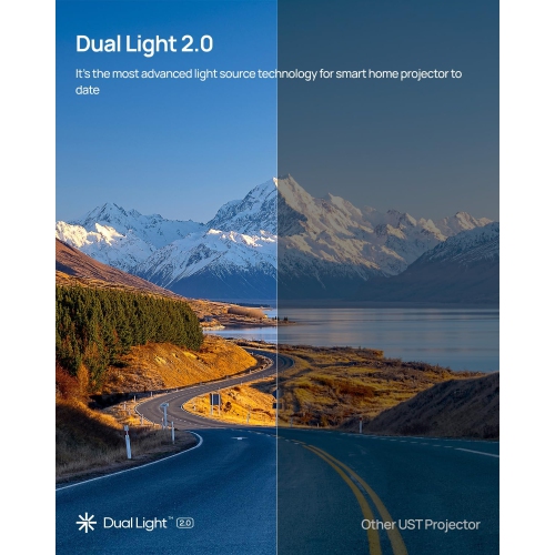 XGIMI AURA 2 Native 4K Laser Ultra Short Throw Projector for Home Theatre, w/ Speaker, Movies/Gaming, up to 150'' Screen, Projector Television, IMAX